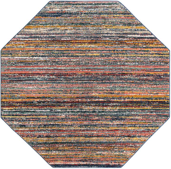 7' 10 x 7' 10 Gemstone Octagon Rug