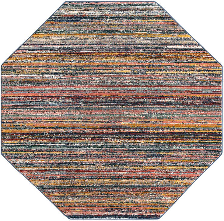 Detail image of 7' 10 x 7' 10 Gemstone Octagon Rug