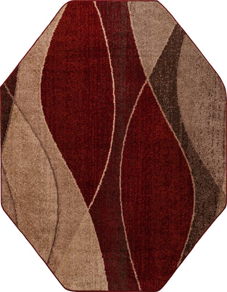 Detail image of 7' 10 x 7' 10 Harvest Octagon Rug