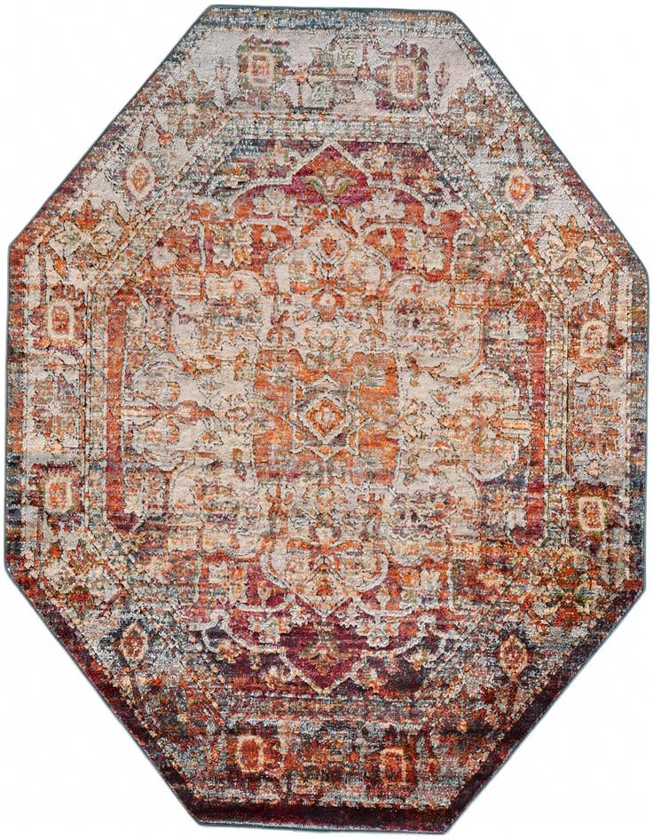 Detail image of 6' 1 x 6' 1 Isabella Octagon Rug