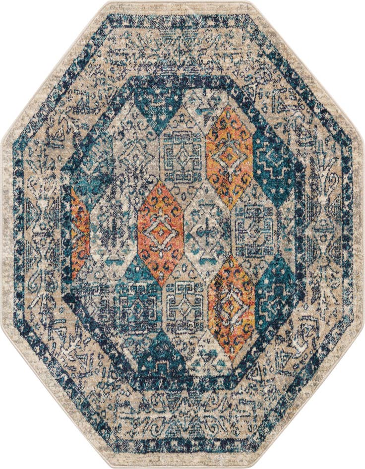 Detail image of 4' x 4' Lola Octagon Rug