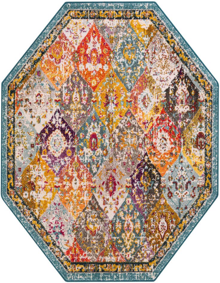 Detail image of 6' x 6' Madeline Octagon Rug
