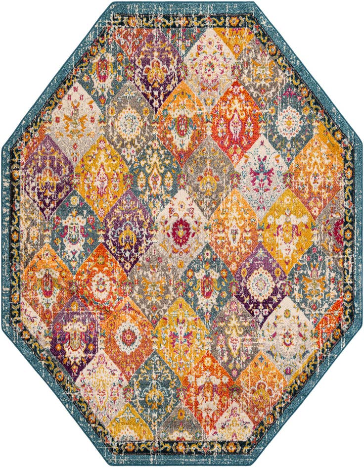 Detail image of 7' 10 x 7' 10 Madeline Octagon Rug