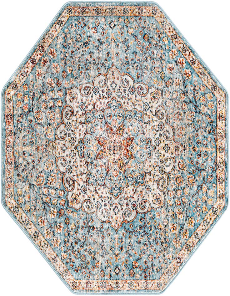 Detail image of 4' x 4' Newport Octagon Rug