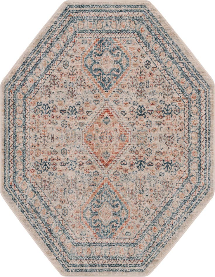 Detail image of 4' x 4' Newport Octagon Rug
