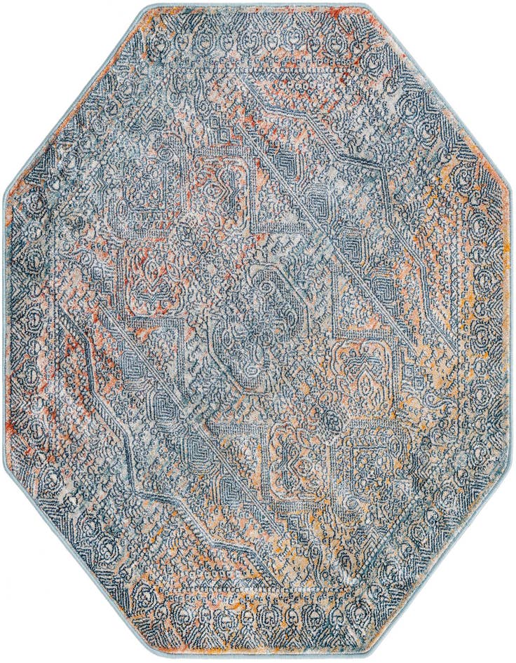 Detail image of 4' x 4' Newport Octagon Rug