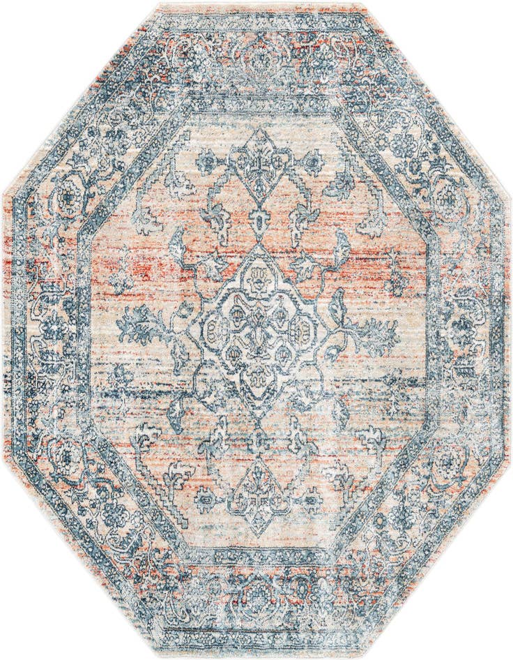 Detail image of 4' x 4' Newport Octagon Rug