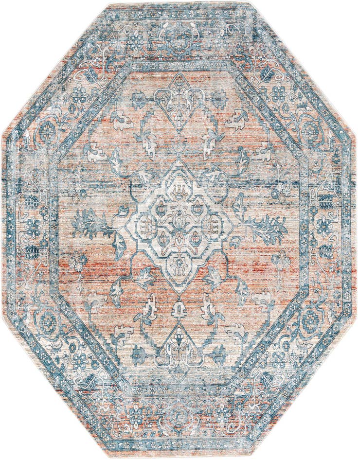 Detail image of 7' x 7' Newport Octagon Rug