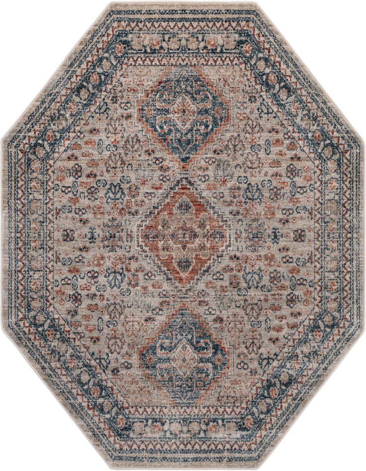 Detail image of 5' 3 x 5' 3 Newport Octagon Rug
