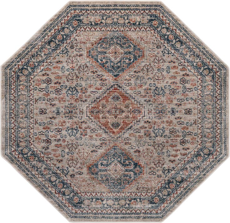 Detail image of 5' 3 x 5' 3 Newport Octagon Rug