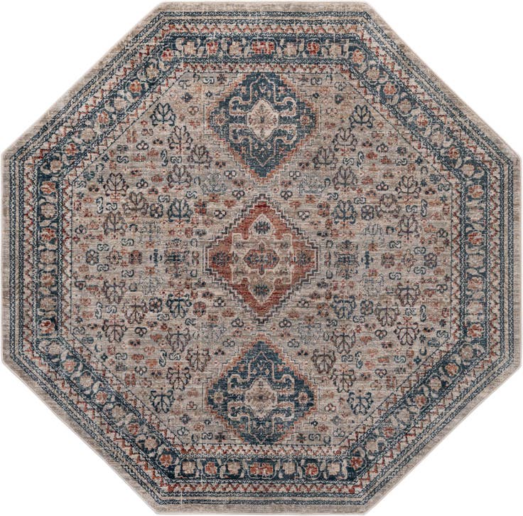 Detail image of 6' x 6' Newport Octagon Rug