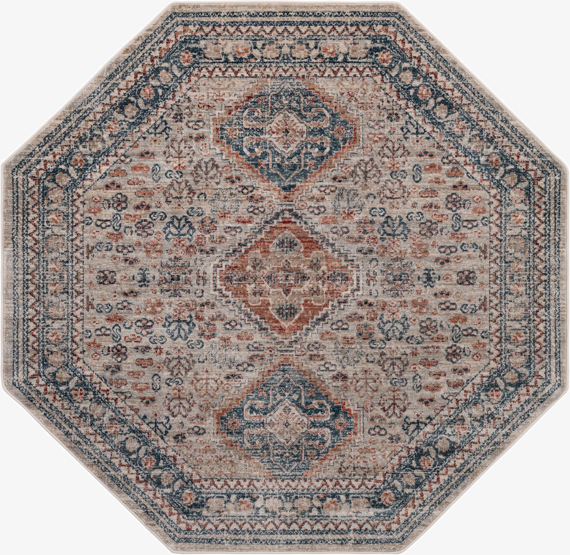 5' 3 x 5' 3 Newport Octagon Rug