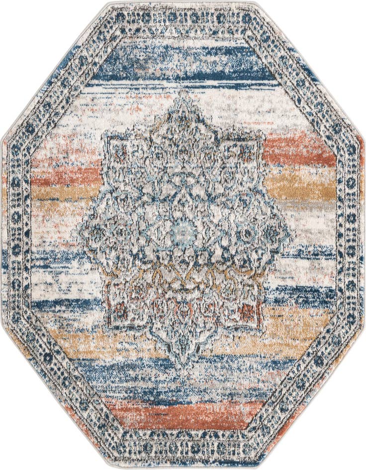 Detail image of 4' x 4' Nyla Octagon Rug