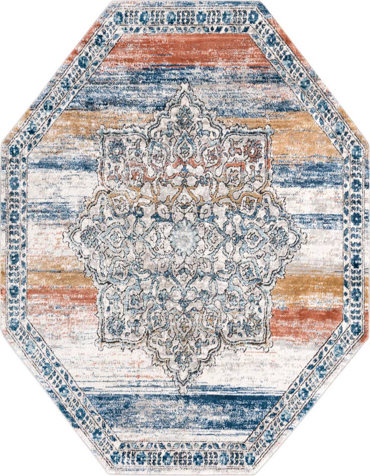 Detail image of 7' x 7' Nyla Octagon Rug