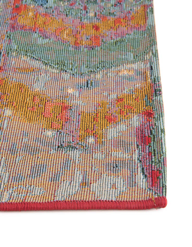 Detail image of 5' 3 x 5' 3  Washable Modern Indoor / Outdoor Octagon Rug