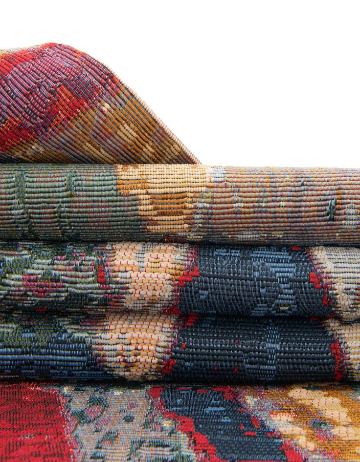 Detail image of 5' 3 x 5' 3  Washable Modern Indoor / Outdoor Octagon Rug