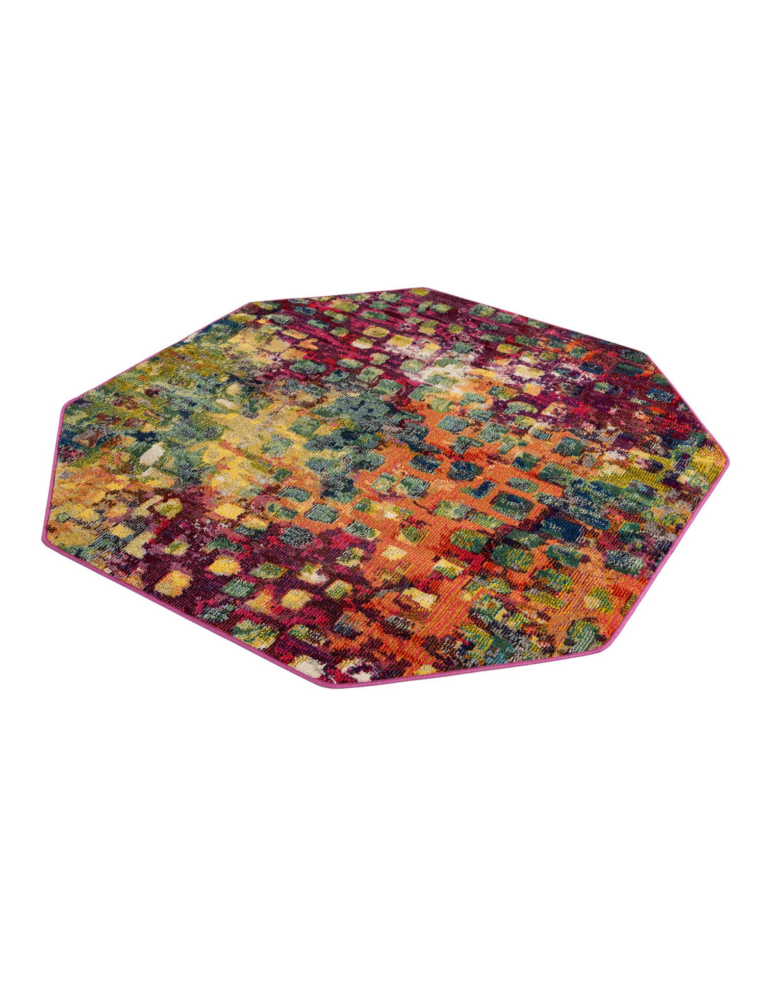 5' x 5' Washable Sevilla Octagon Rug