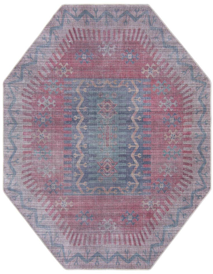 Detail image of 7' 10 x 7' 10 Washable Sisu Octagon Rug
