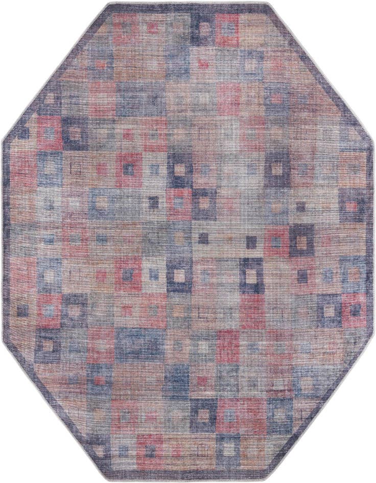 Detail image of 7' 10 x 7' 10 Washable Sisu Octagon Rug