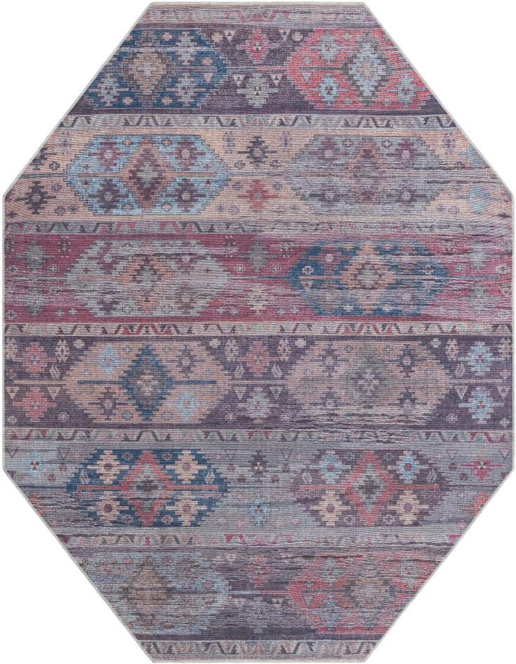Detail image of 7' 10 x 7' 10 Washable Sisu Octagon Rug