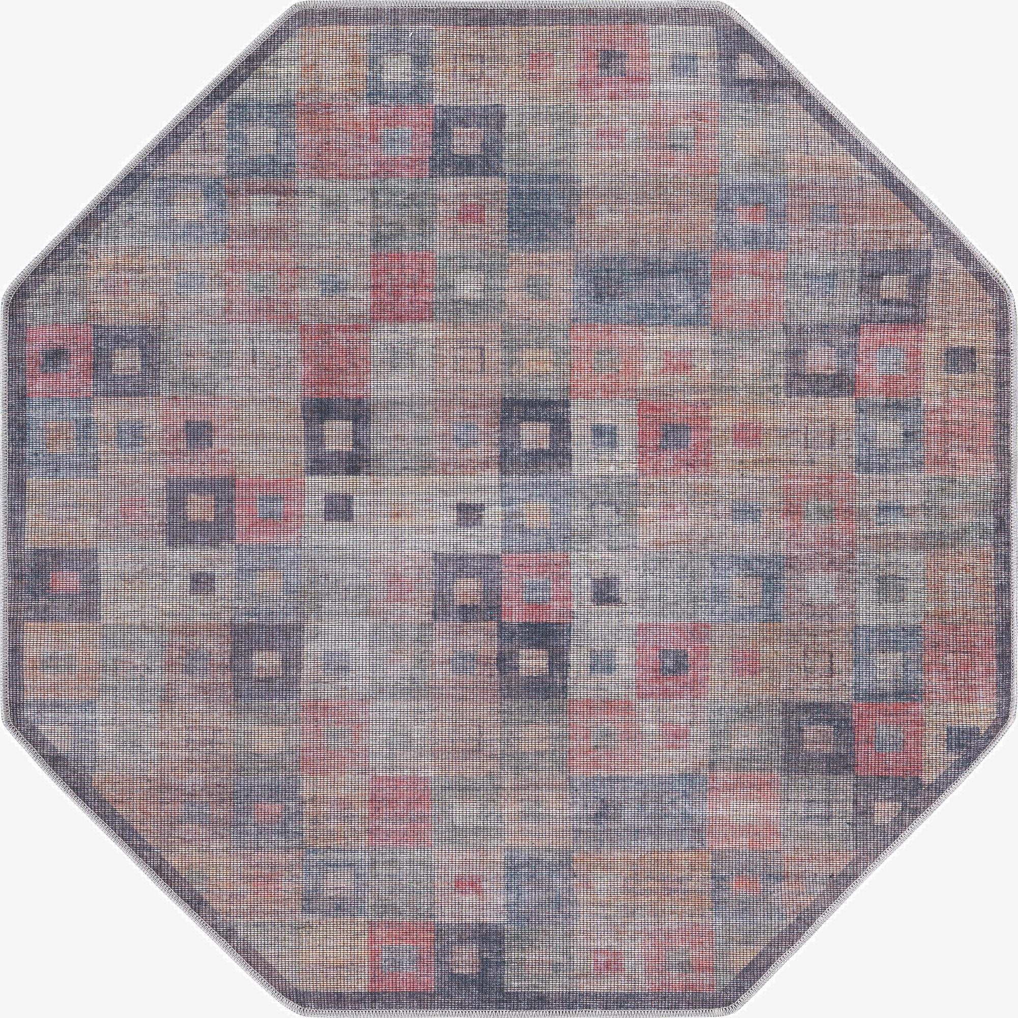 Primary image 5' 3 x 5' 3  Washable Sisu Octagon Rug