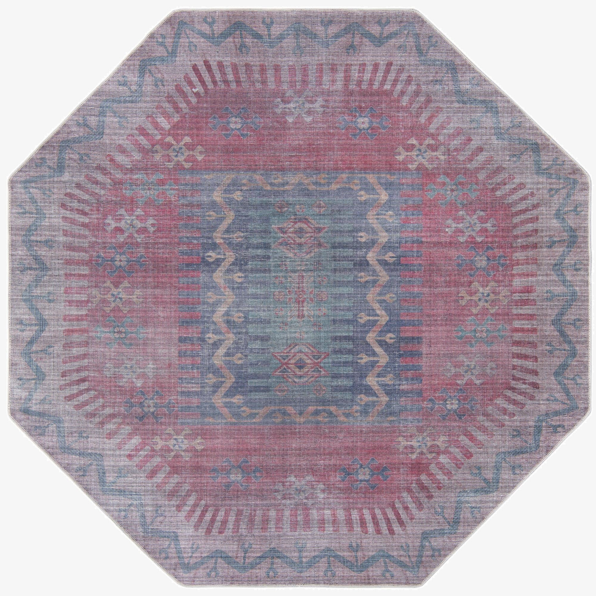 7' 10 x 7' 10  Washable Sisu Octagon Rug