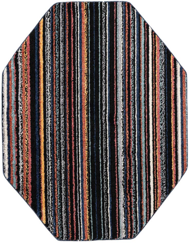 Detail image of 5' 3 x 5' 3 Tagine Octagon Rug