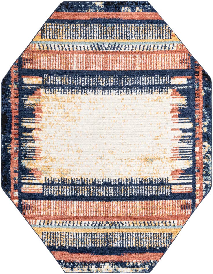 Detail image of 7' 10 x 7' 10 Tagine Octagon Rug