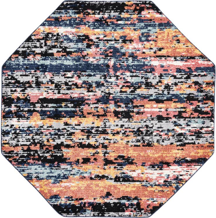 Detail image of 7' 10 x 7' 10 Tagine Octagon Rug