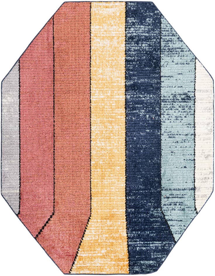 Detail image of 7' 10 x 7' 10 Tagine Octagon Rug