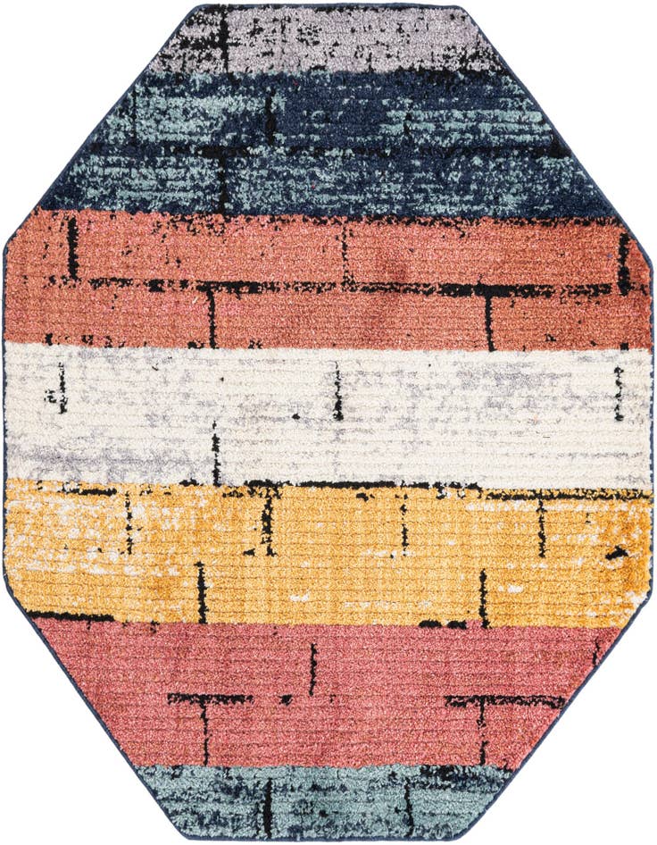 Detail image of 5' 3 x 5' 3 Tagine Octagon Rug