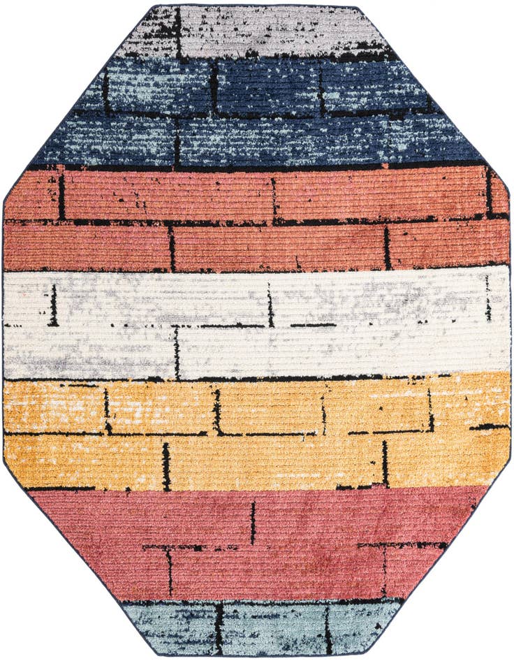 Detail image of 7' 10 x 7' 10 Tagine Octagon Rug