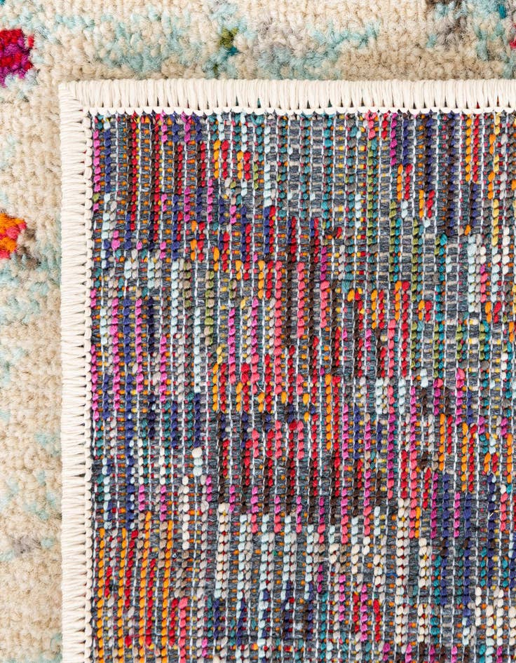 Detail image of 5' x 5' Washable Theia Octagon Rug