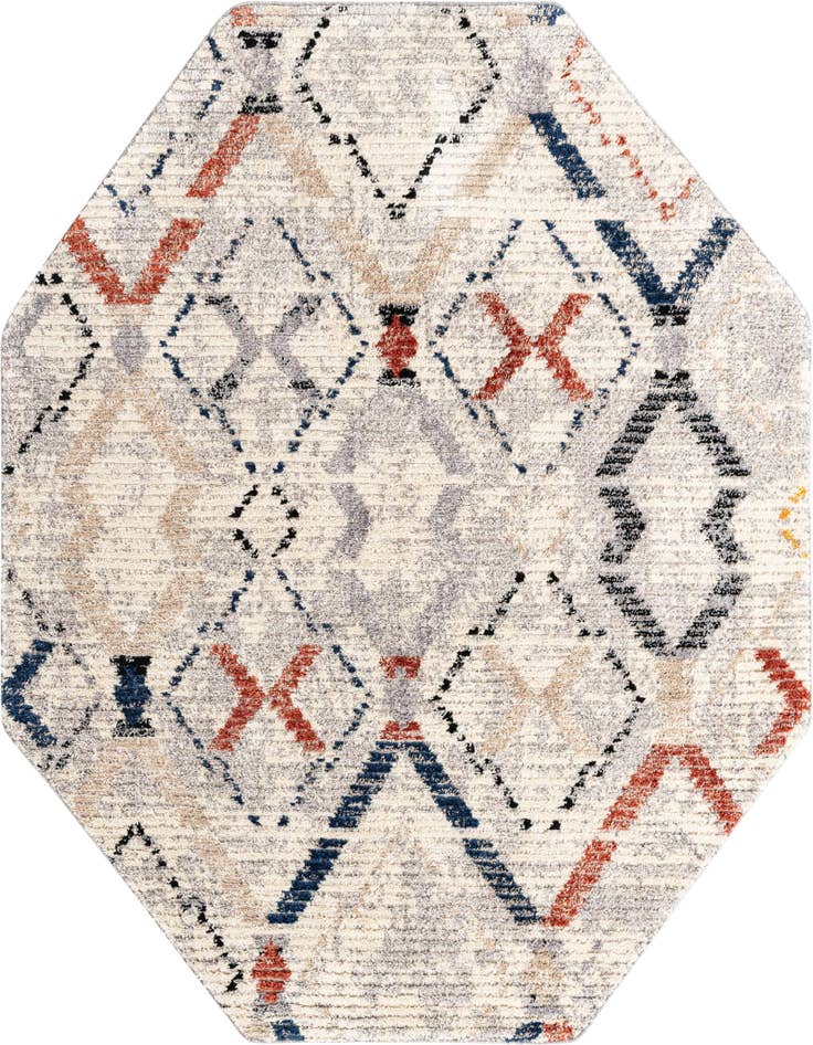 Detail image of 7' x 7' Tucson Octagon Rug