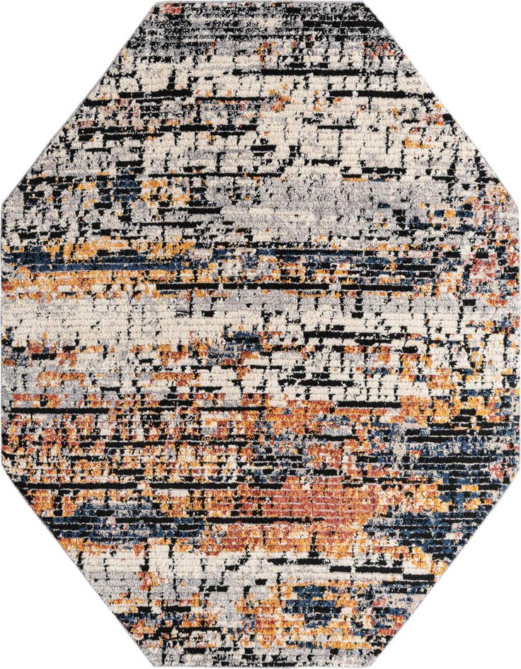 Detail image of 7' x 7' Tucson Octagon Rug