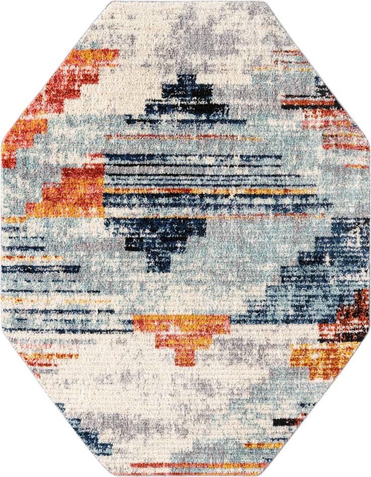 Detail image of 7' x 7' Tucson Octagon Rug