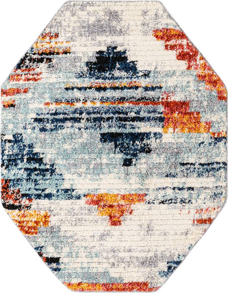 Detail image of 4' x 4' Tucson Octagon Rug