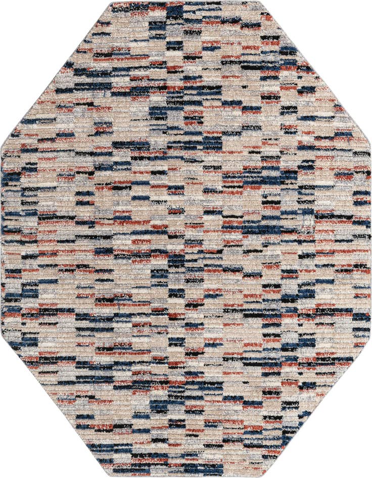 Detail image of 7' x 7' Tucson Octagon Rug