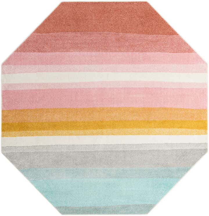 7' 10 x 7' 10 Whimsy Kids Octagon Rug