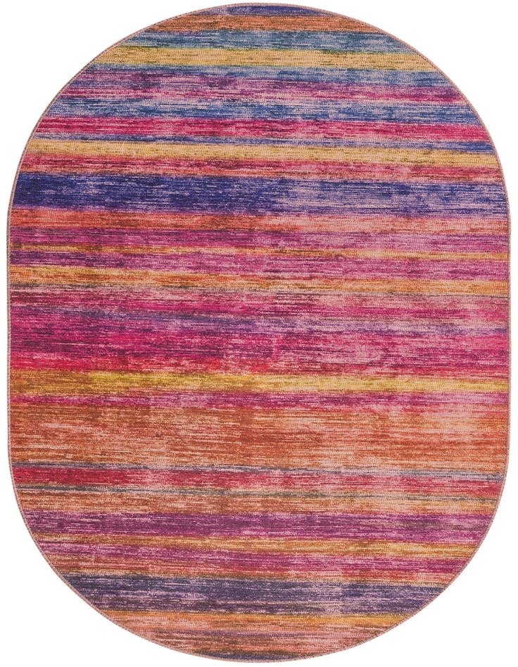 Detail image of 4' x 6' Asha Oval Rug