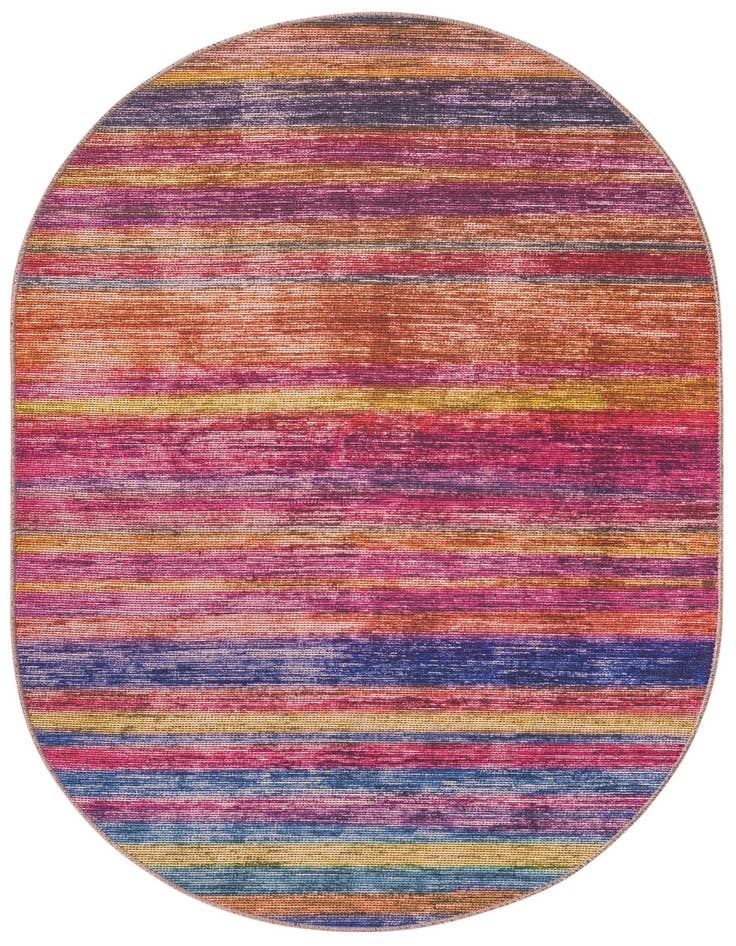 Detail image of 3' 6 x 5' 6 Asha Oval Rug