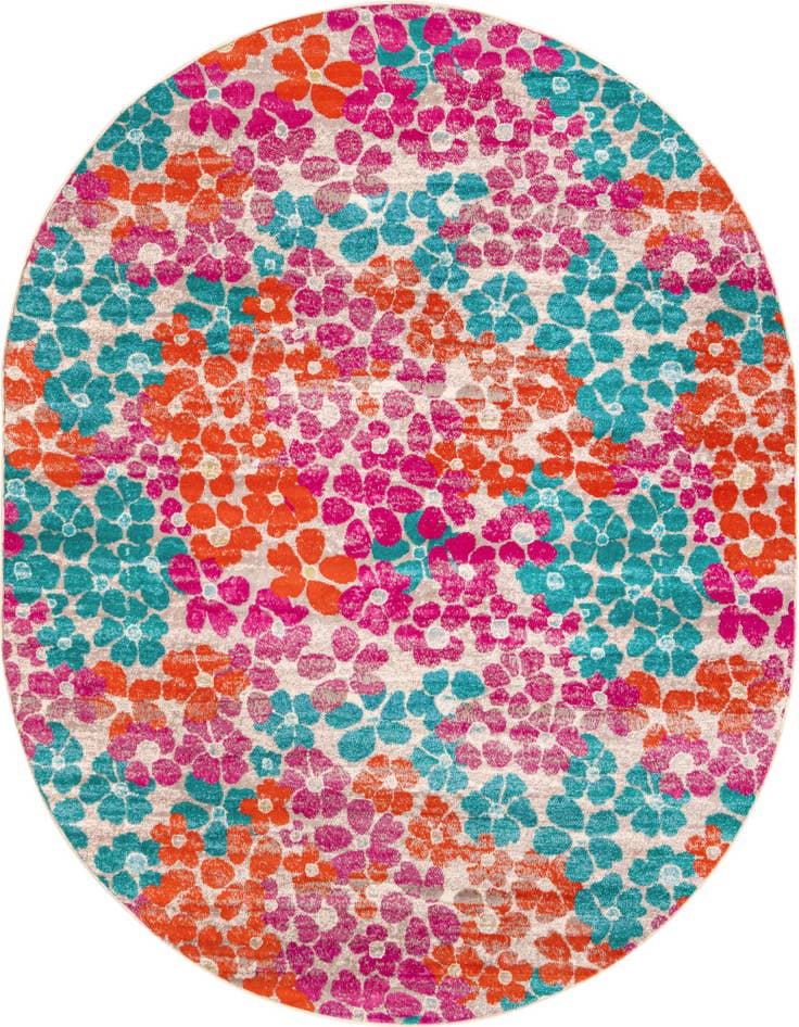 Detail image of 7' 10 x 10' Azalea Oval Rug