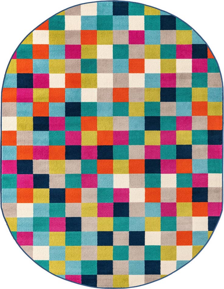Detail image of 4' x 6' Azalea Oval Rug