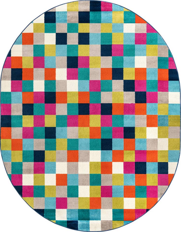Detail image of 7' 10 x 10' Azalea Oval Rug
