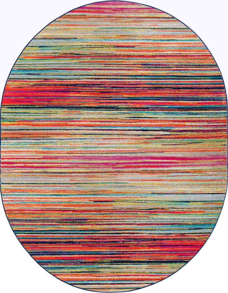 Detail image of 7' 10 x 10' Azalea Oval Rug