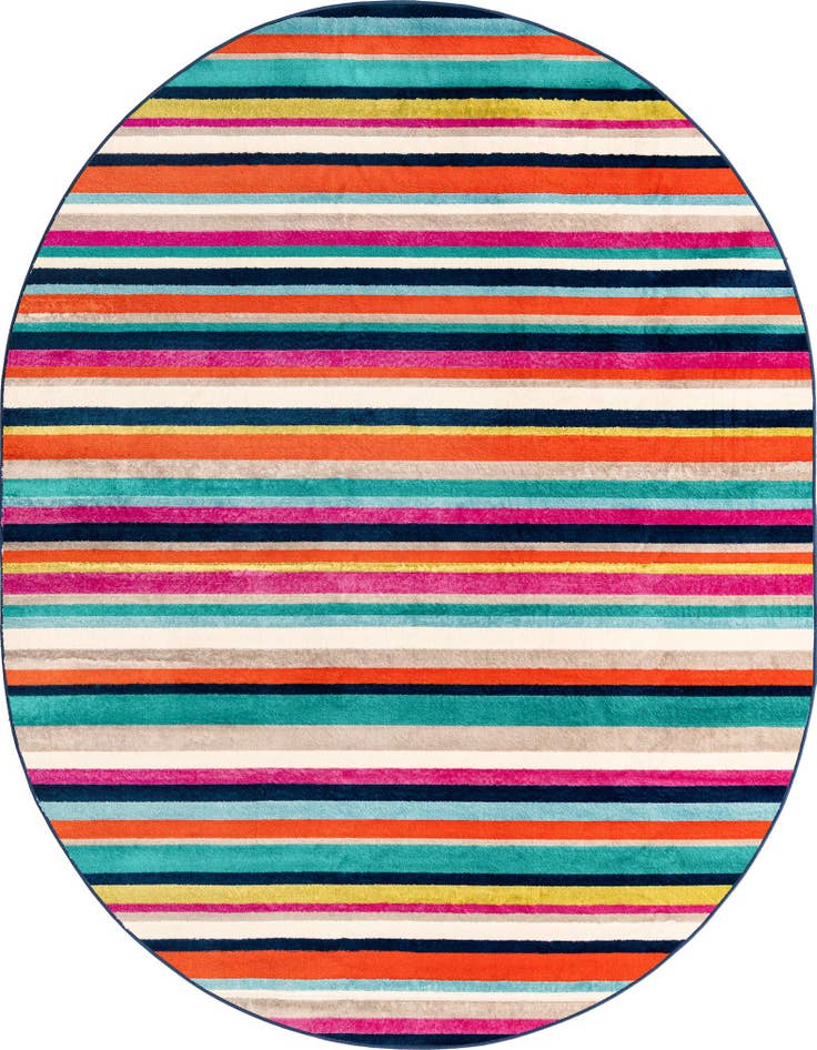 Detail image of 7' 10 x 10' Azalea Oval Rug