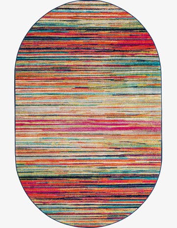 5' 3 x 8' Azalea Oval Rug