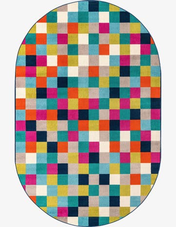 5' 3 x 8' Azalea Oval Rug