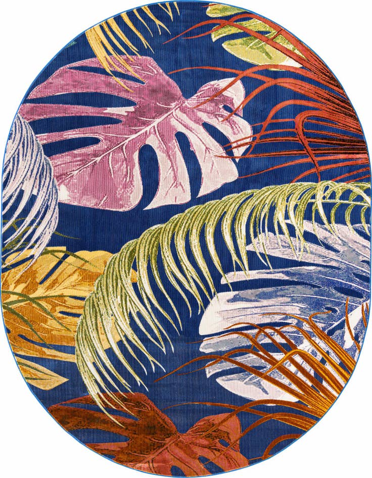 Detail image of 7' 10 x 10' Blossom Oval Rug