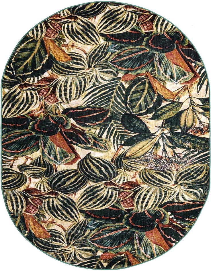 Detail image of 5' 3 x 7' 10 Blossom Oval Rug